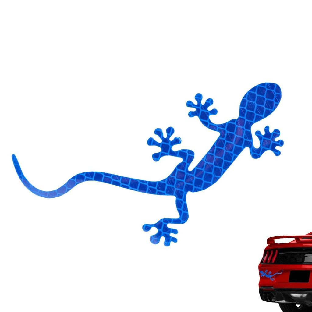 Gecko Car Sticker,3D Car Decal For Covering Scratches Gecko - Reflective Warning Sign Car
