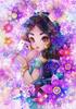 266 Piece Jigsaw Puzzle Aladdin Glamorous Eyes Tight Series (Jasmine) [Pure White] (18.2x25.7cm)