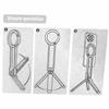Magnetic Ring Phone Tripod Carabiner Mounted Tripod Multi-Function Rotating Desk Mount Selfie