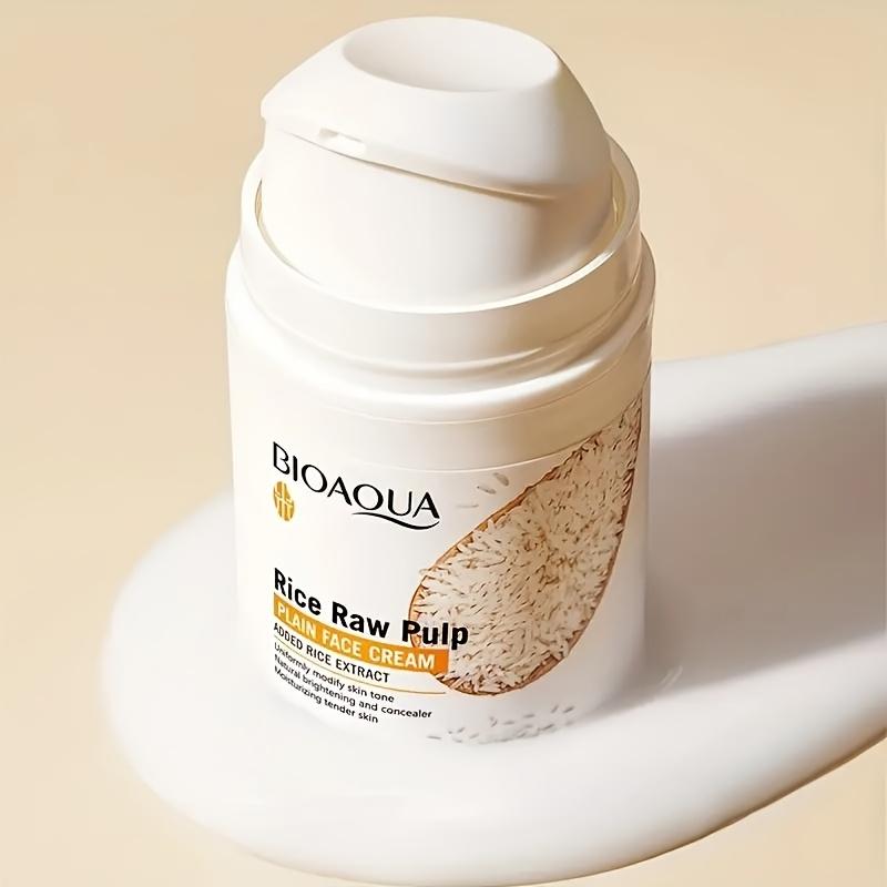 Reiscreme Gesicht Hypoallergen Feuchtigkeitscreme Glyzerin Und Reis Basis Helle Hautfarbe Glanz Essenzen Glättende Aufhellende Creme