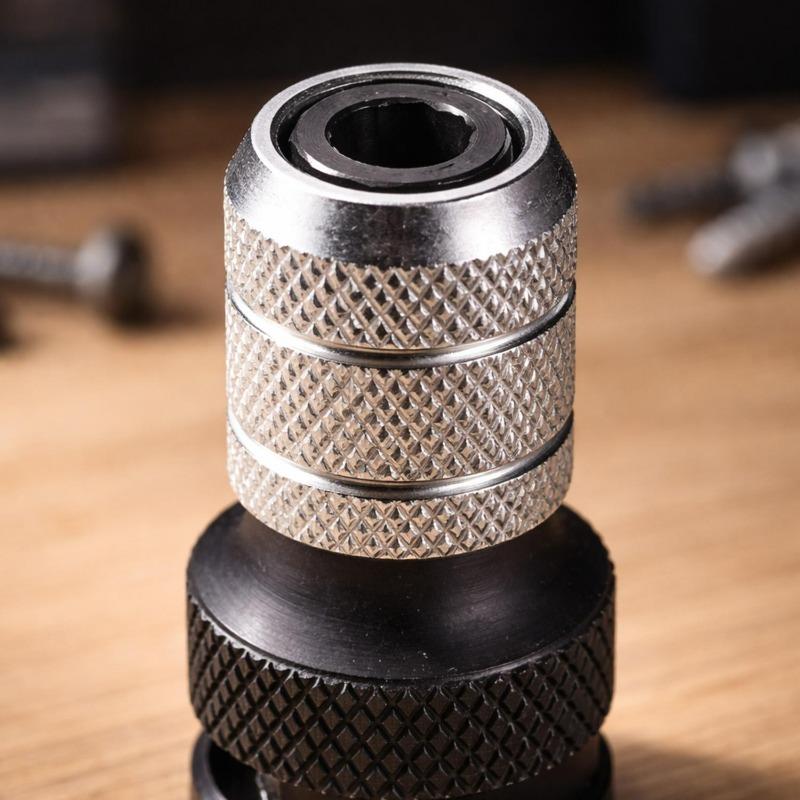 Hexagon Socket Adapter Quick Release with Depth Control Holder Adapter Wrench Drive Converter Socket Extension Bit Tools