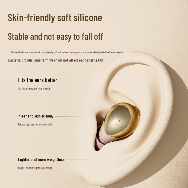 Compact Bluetooth Invisible Sleep TWS Earbuds with Digital Display