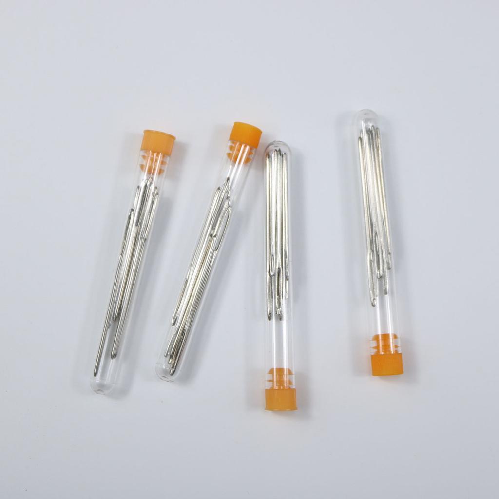 9 PCS Large Eye Blunt Sewing Needles Cross Stitch Knitting Needle Handmade Leather Embroidery Thread Needle Sewing Accessories