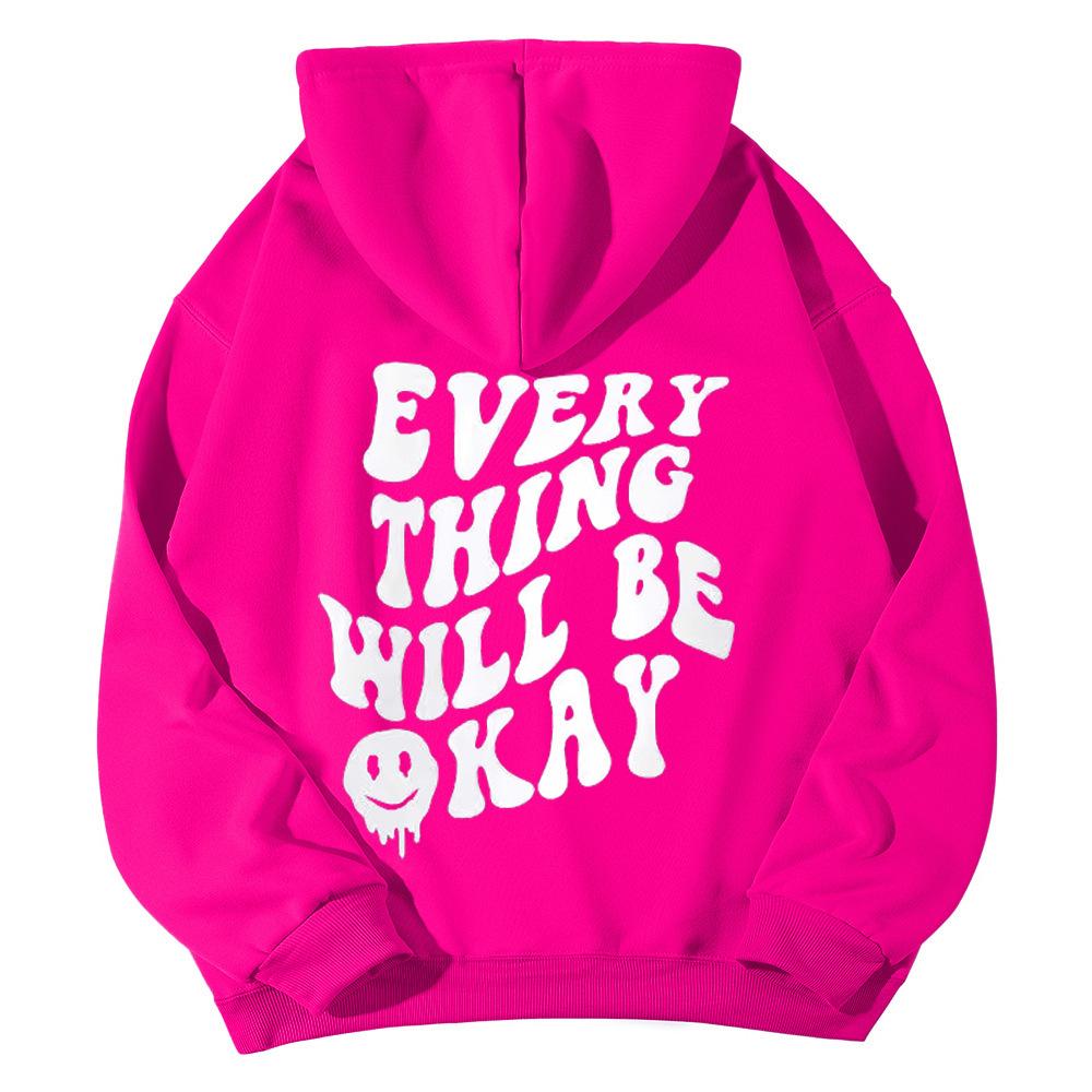 SOLY HUX Women's Sweatshirt Pattern Hoodie Casual Long Sleeve Loose Pullover with Kangaroo Pocket