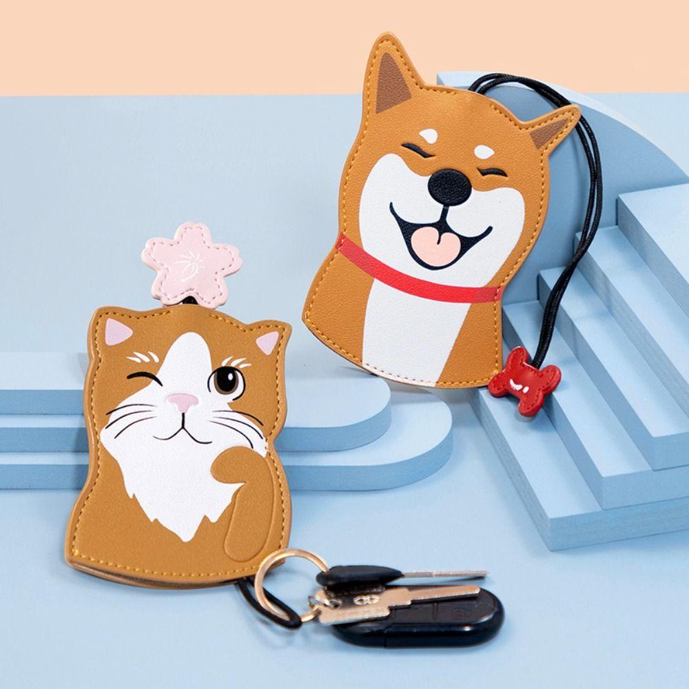 

Large Capacity Pull Out Car Key Case PU Leather Car Key Bag Hot Pull Out Key Sleeve