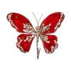Christmas Tree Gold Powder Decorations, High-end Fabric Sequins, Simulated Butterfly Pendants, Christmas Floral Accessories