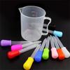 5/10PCS Random Color 5ml Silicone Eye Ear Pipette Dropper Pipette School Lab Experiment Supplies Dropper Feeding Medicine Liquid