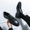 Men Retro Oxfords Black Formal Business Dress Derbys Prom Tuxedo Party  Leather Shoes Large Size