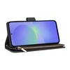 For Samsung Galaxy A37 5G Case Zipper Wallet Multiple Card Slots Leather Phone Cover with Wrist Strap