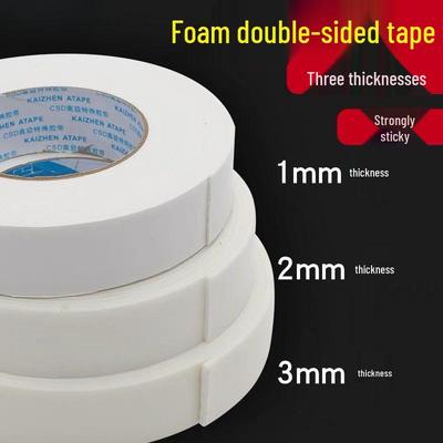 High Viscosity Thick Foam Double-Sided Tape - Strong Adhesive Stickers, 3M Length