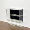 Acrylic Baseball Softball Bat Showcase Clear Protective Case Wall Mounted Ball Display Holder Dustproof Storage Box