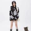 Fashion Loose Pullover Knitted Sweater Women Autumn Outfit Long Sleeve Retro Chic Woman Knitwears Tops Elegant Round Neck Soft Warm Sweaters 24950