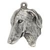Azawakh, Tuareg Sloughi II - Silver-plated Dog Pendant, Handbag Decoration, Backpack Pendant by Art-Dog Brand