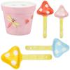4Pcs Ceramic Cactus Measuring Spoons Set Adorable Functional Kitchen Utensils with Holder Cup Home Ornament Measuring Cup4