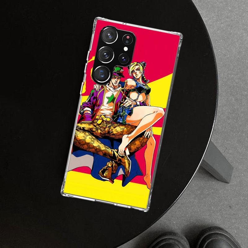 JoJo's Bizarre Adventure Jolyne Cujoh Phone Case Cover for Samsung Galaxy S26 S25 Edge S24 S23 Ultra S22 Plus S21 FE S20 + Art C