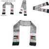 Long Rectangle Palestinian Flag Scarf 14*130cm Soft Polyester Material