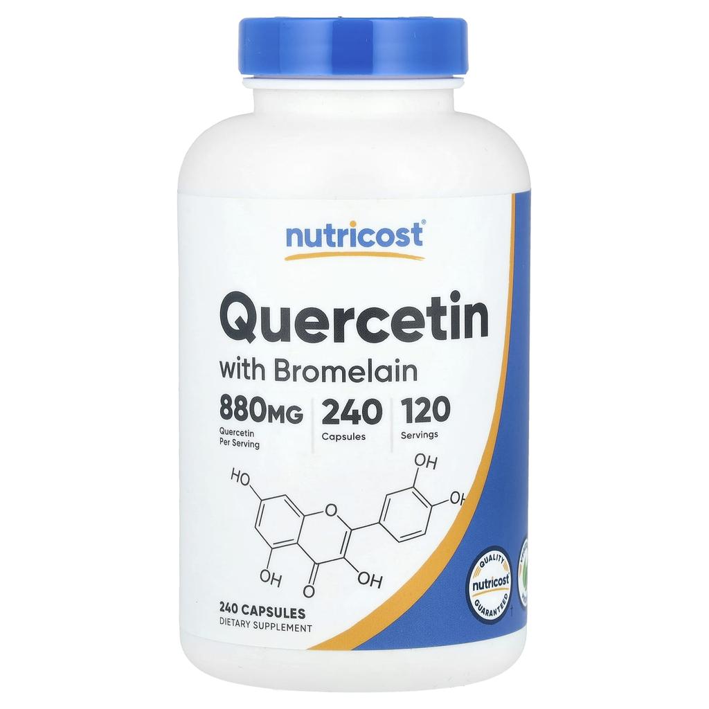 With Quercetin and Bromelain, 240 Capsules