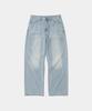 Uniform Bridge Engineered Washed Denim Pants 9Oz Light Indigo