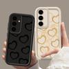 Hollow Out Heart TPU Case For Samsung Galaxy A56 A36 A16 A55 A54 A15 A14 A25 A53 5G S25 S24 S23 S22 Ultra Plus S24FE Phone Cover