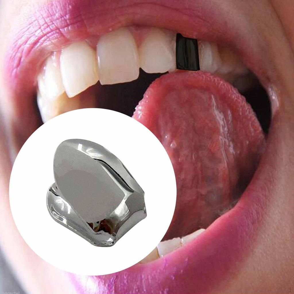 Single Tooth Cap Rapper Hip Hop Teeth Caps for Video Dance