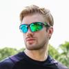 Neue Herren-Sportsonnenbrille Damen-Outdoor-Fahrradsonnenbrille Europäische und amerikanische Fahrrad-Windschutzbrille
