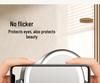 Wall-Mounted Foldable Vanity Mirror with Lights (Double-Sided, Punch-Free Installation) for Bathroom.