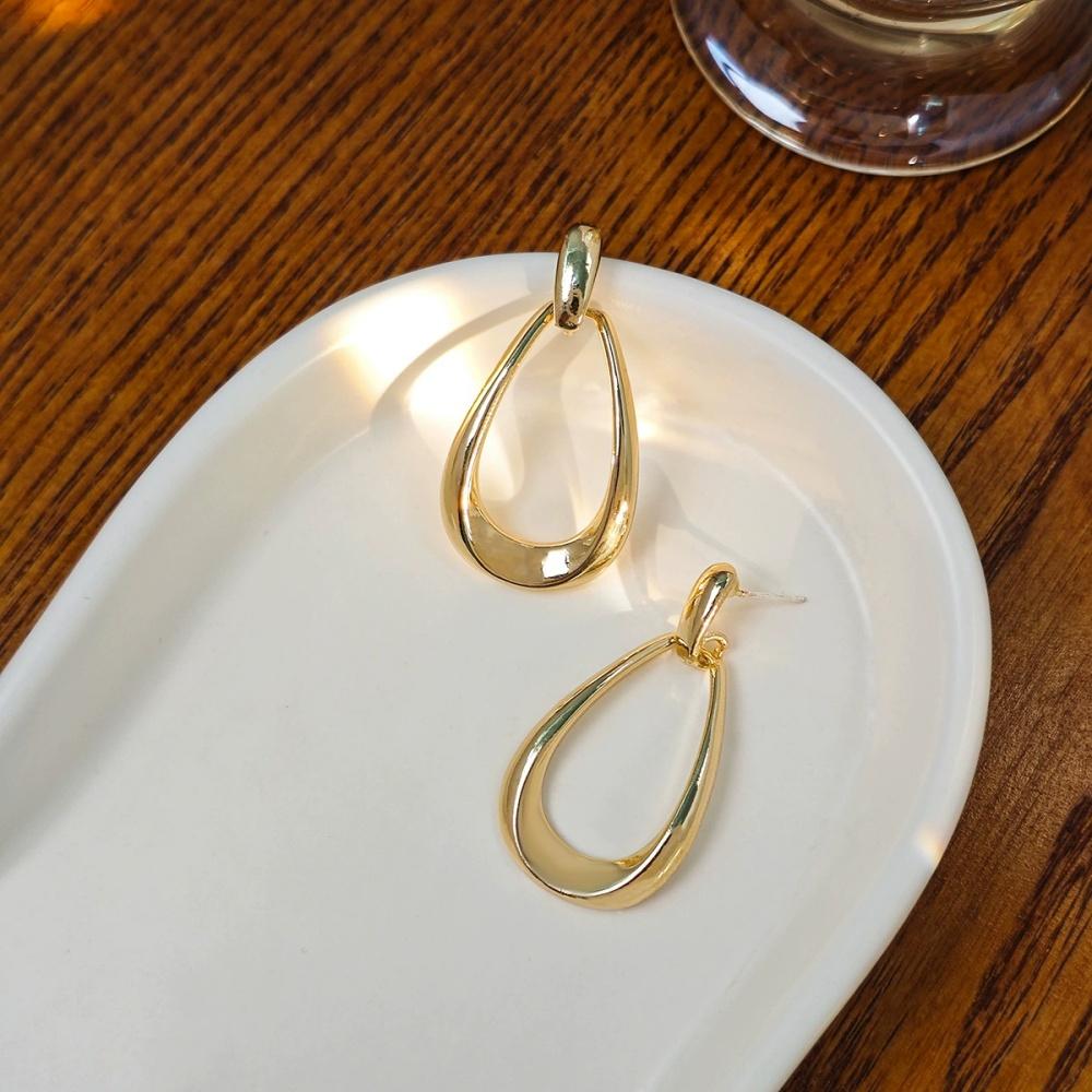 New Simple French Style Geometric Earrings For Women Fashion Luxurious Drop Earring Daily Party Vacations Jewelry Gifts