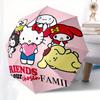 1pc Hello Kitty Friends Family Umbrella with Plastic Handle,Suitable for All Seasons Home Travel Outdoor UmbrellaSanlio561
