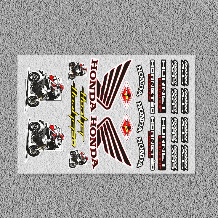 honda-hornet Stickers Moto Sticker Auto Body Bumper Windows Motorcycle Laptop Walls Vinyl Decal Car Tuning Accessories T6