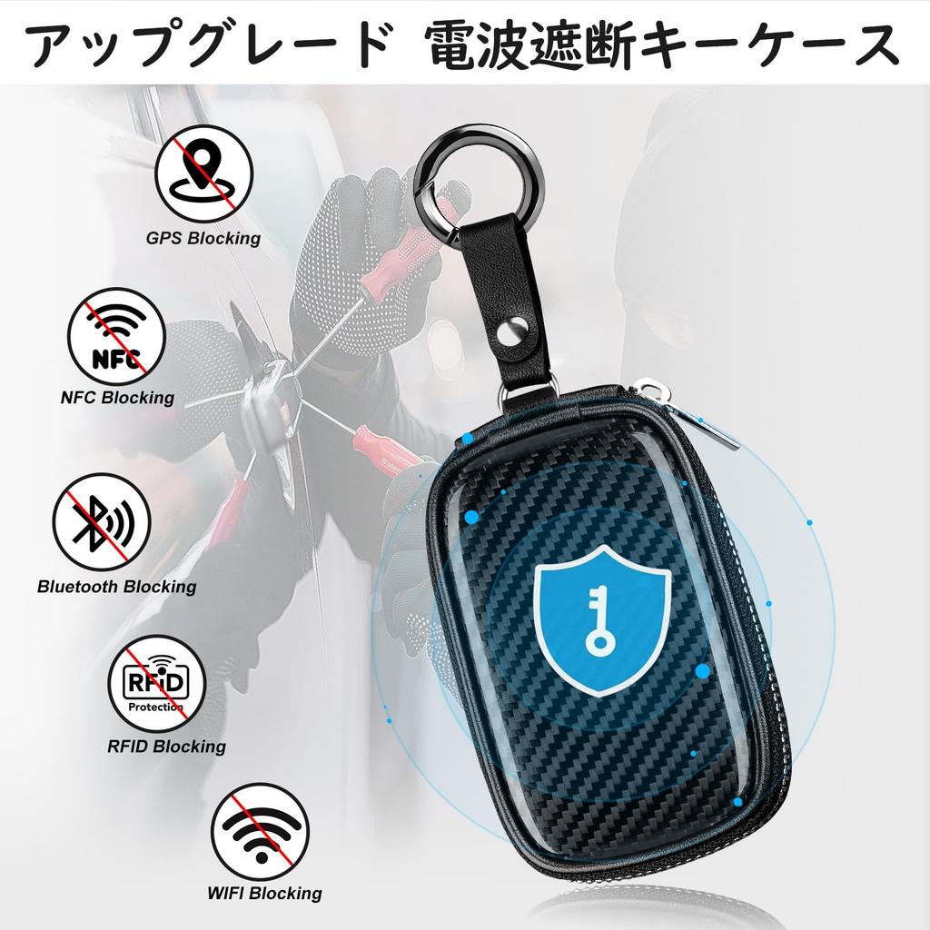 [T-carbon] Relay Attack Prevention Smart Key Case Made of Real