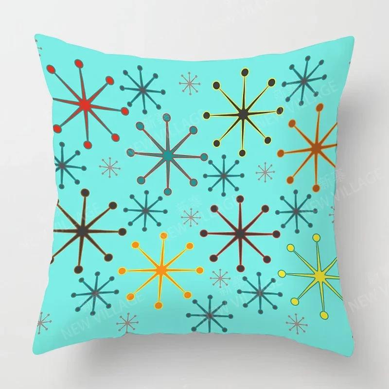 Nordic Fall Home Decor Autumn Throw Pillow Case Sofa Cushion Cover Modern 45x45cm 45*45 50x50 60x60cm 40*40 40x40 Geometry 60*60