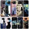 Schwarze Katze Cartoon Niedliche Handyhülle Für Xiaomi Poco F7 Ultra X5 X6 X7 Pro M7 Redmi 15C 15 13C 13 12C 12 10C 10 10A 9 9C 9A 9T Hülle