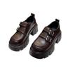 Double-breasted, Versatile, Comfortable, British-style Small Leather Shoes, New Temperament and Elegant Mary Jane Shoes for Spring 2025