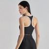 Women's Summer Slimming Racerback Yoga Bra with Chest Pads - Beautiful Back Design