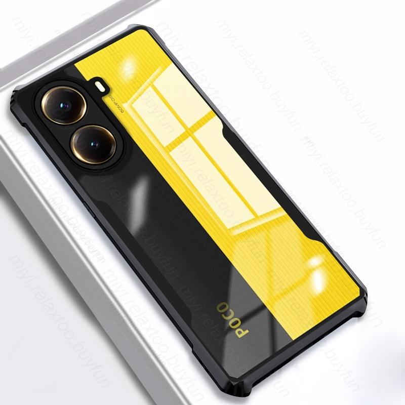

Transparent Acrylic Armor Shockproof Coque For Poco X7 Pro 5G Case TPU Soft Frame Protect Fundas On Poko Little X8Pro X8 Pro Max For Poco X7 Pro 5G