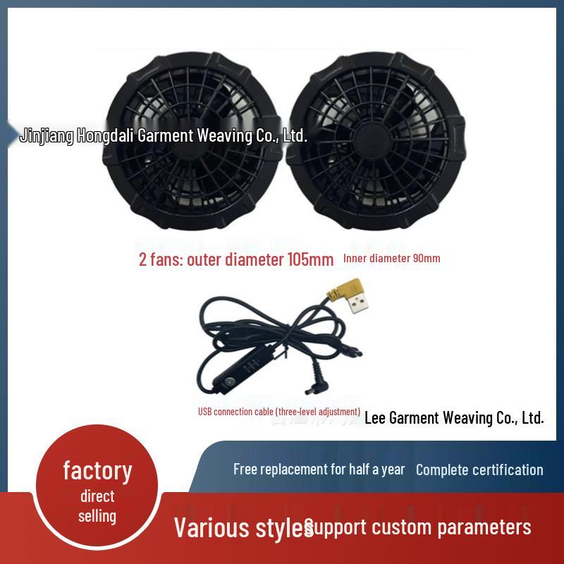 USB-Charging Cooling Camouflage Vest with Fans and Sun Protection