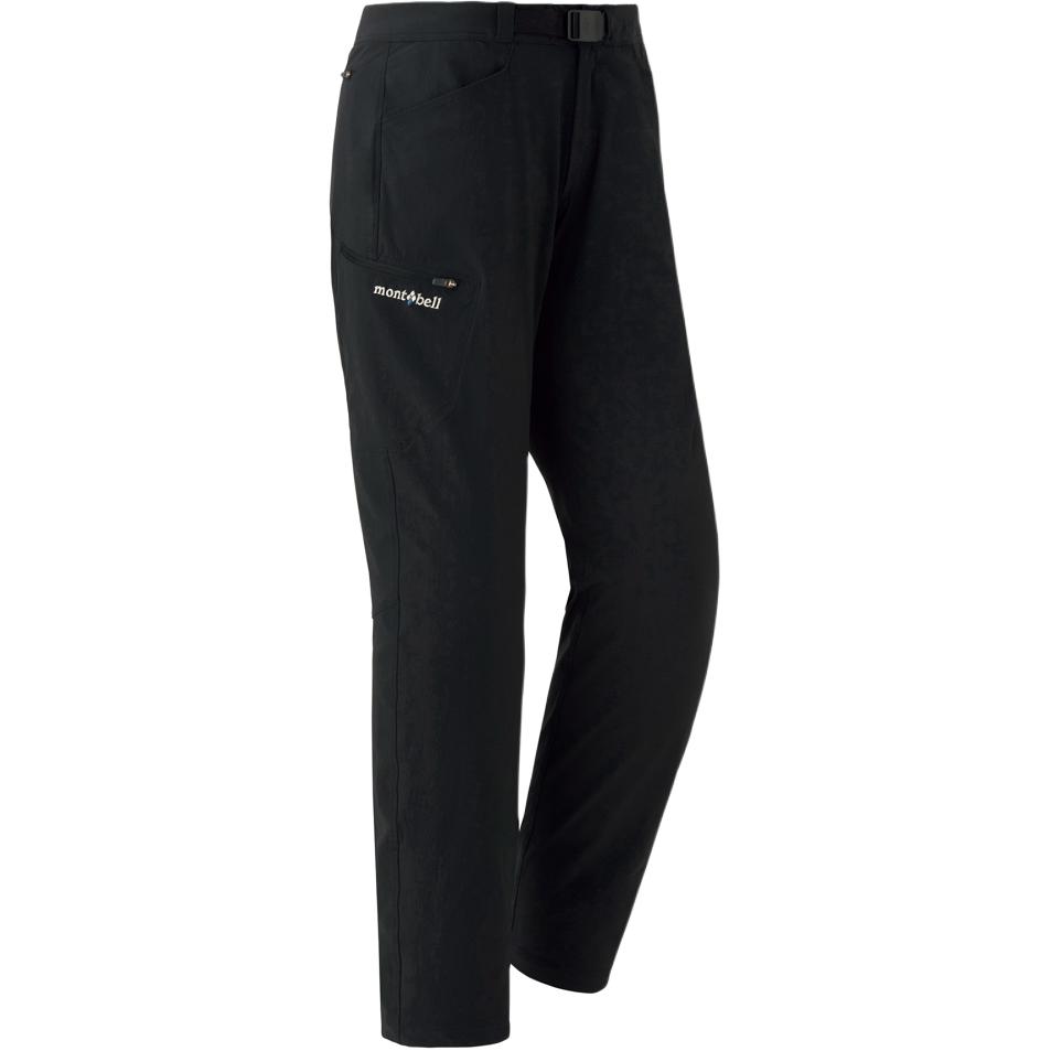 

MONTBELL Solid Color Zipper Pocket Casual Pants Unisex XL чорний