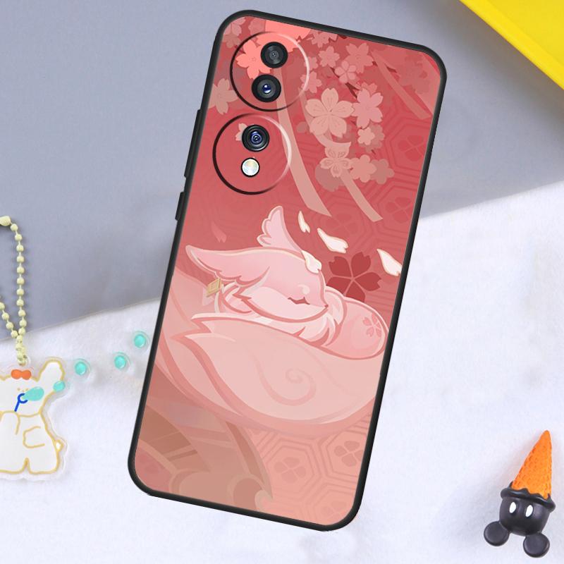 Genshin Impact Yae Miko Case For Huawei P20 P50 Pro P40 P30 Lite P Smart Z Nova 5T Cover For Honor 70 50 X7 X8 X9
