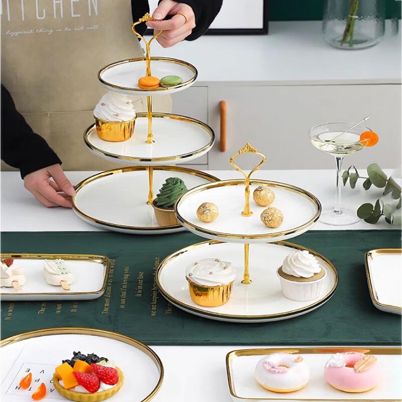 Homeglen Dessert Stand & Cake Plate Set