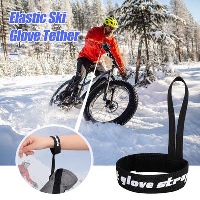 2/4-teilige Skihandschuhleine, elastisches Sporthandschuh-Sicherheitsband, schmale Handgelenkleine, Handschuh-Befestigungsband für Bergsteigen, Skifahren, Snowboarden, Zubehör