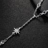 Stylish Star Shaped Finger Bracelet for Women Portable Chain Hand Jewelry With Crystals Accent Versatile Styling