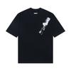 Maison Margiela Digital Logo Cotton T-shirt HS845 Black