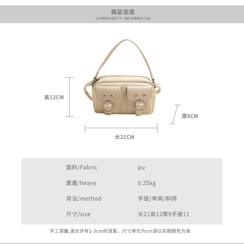 Retro High-end New Versatile Spice Girl Locomotive Bag Camera Bag Handbag Shoulder Messenger Bag