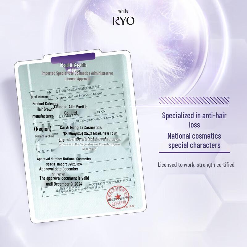 Ryo Anti-Hair Loss Ginger Shampoo