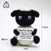 Creative Crochet Animals Dolls Emotional Support Doll Bookshelf Decorations Kawaii Accessories
