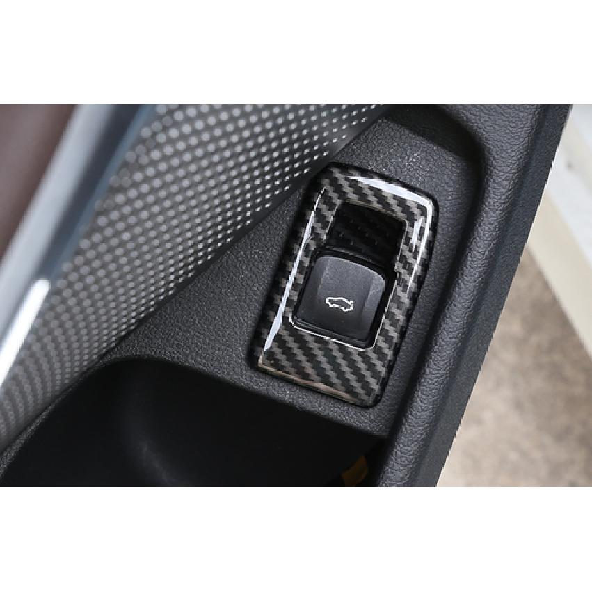 Tailgate Rear Door Button Carbon Fiber Cover Trim - For BMW 3-Series G20