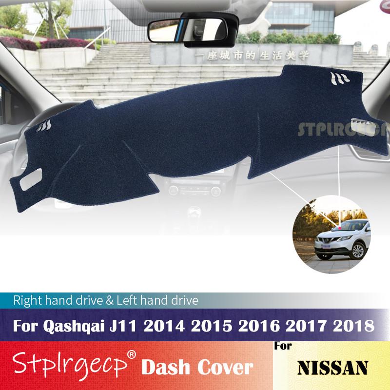 for Nissan Qashqai J11 2014 2015 2016 2017 2018 Anti-Slip Dashboard Cover Protective Pad Car Accessories Sunshade Carpet