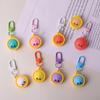 Mini Dumpling Keychain Pendant 6/8/10Pcs, Soft Cartoon Snack Accessories for Backpacks Keys Bags Office Lanyards