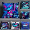 Anime Voxs H-Hazbin H-Hotel Square Double-Sided printed Pillow Case Bedroom Bedside Pillow Sofa Cushion Cover