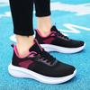 Neue Damen-Freizeit-Sportschuhe, Fliegenstrick-Mesh, atmungsaktiv, ultraleicht, weichsohlig, rutschfest, Studenten-Laufschuhe, Damen-Stoßdämpfung